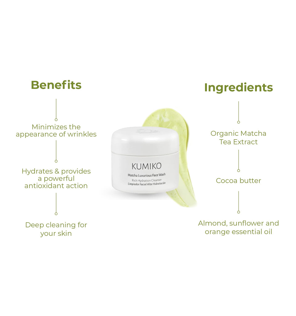 MATCHA LUXURIOUS FACE WASH - Rich Hydration Cleanser